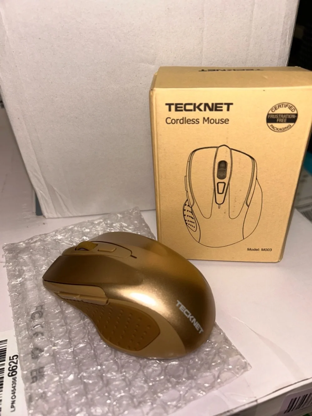 TECKNET Wireless Mouse, 2.4G Ergonomic Optical Mouse